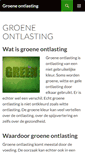 Mobile Screenshot of groeneontlasting.com
